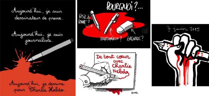Charlie Hebdo : les hommages en dessins aux dessinateurs tués
