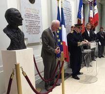 Inauguration du buste de Jean Moulin