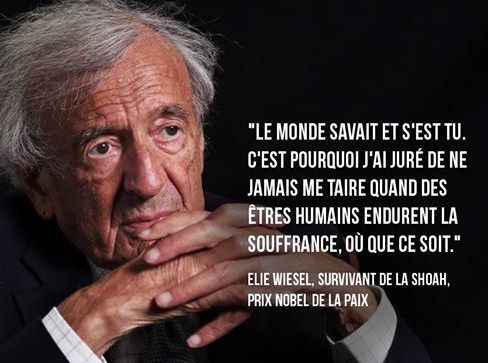 Elie Wiesel - Un homme de paix et une lumière pour l'humanité s'est éteinte