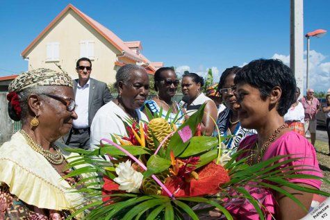 Ericka Bareigts en Guadeloupe et à la Martinique