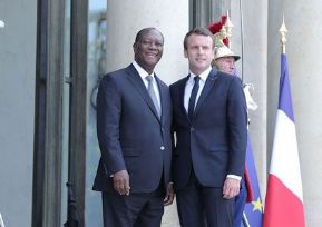 Le Chef de l'Etat SEM Alassane OUATTARA a eu un entretien avec le Président Emmanuel MACRON, à l'Elysée.
