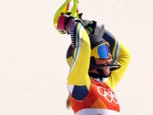 La consécration pour Frida Hansdotter au slalom féminin
