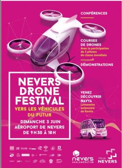Remarquable; le Nevers Drone Festival et Nev'air aéro le 3 juin