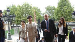 Chine - Hong Kong - Entretien de Jean-Yves Le Drian avec Carrie Lam, cheffe de l'exécutif (Paris, 19.06.18)