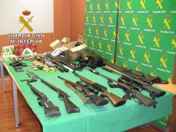 Désarticulation d'une organisation qui fournissait des armes à feu aux narcos du Campo de Gibraltar

