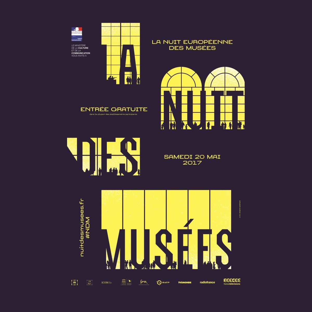 Plus de 2 millions de personnes se sont rendues au musée, en France, dans la soirée du samedi 18 mai 2019, à l'occasion de la 15e édition de la Nuit européenne des musées
