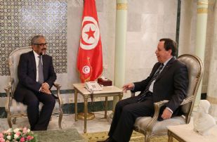 MAE Tunisie : Khémais Jhinaoui reçoit le Chef de mission de l'Institut électoral pour la démocratie durable en Afrique
