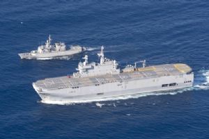 FRANCE / MAROC : Opération CORYMBE 154 : Le Dixmude en exercice avec la Marine marocaine