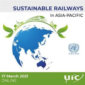 Manifestation conjointe de l'UIC et de l'UNCRD sur les chemins de fer durables en Asie-Pacifique qui s'est tenue le 17 mars
